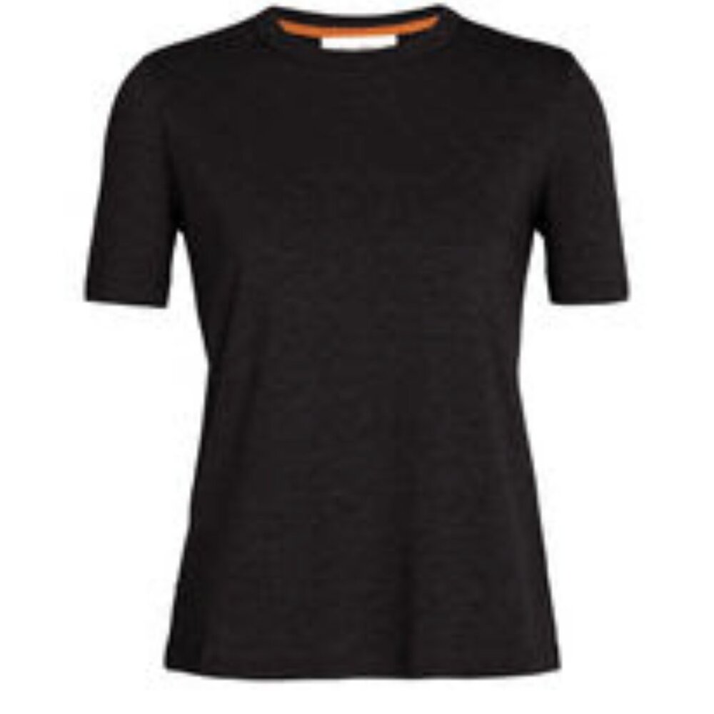 Icebreaker - Women's Tencel™ Cotton Short Sleeve T-Shirt - Black - Size XL